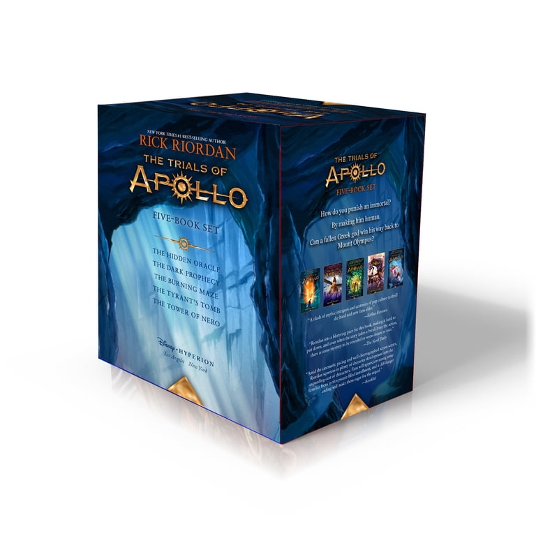 Rick Riordan, Trials of Apollo 5-Book Boxed Set, with Poster
