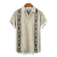 thumbnail image 4 of Jjayotai Mens George Tee Shirts, Men's Casual Short Sleeve Shirt, Vintage Bowling Shirt, Cuba Beach Summer Button Up Shirt, Graphic Tees for Men, 4 of 6