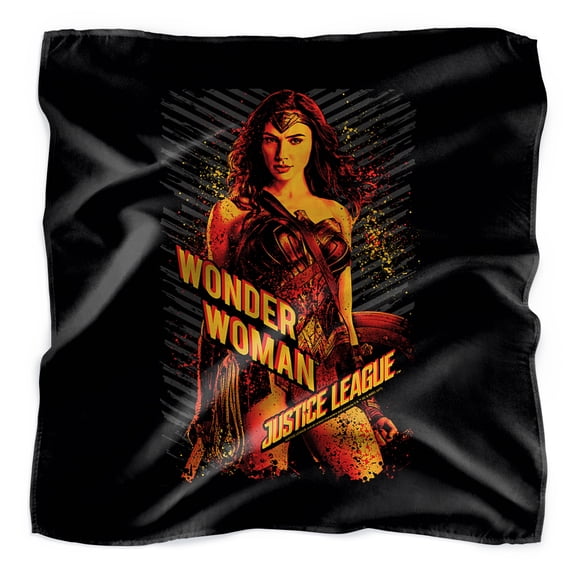 Justice League Movie Wonder Woman Bandana (21 in x 21 in)