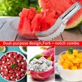 thumbnail image 3 of Cortador Frutas Corer Divisor Acero Inoxidable Con Antideslizante Herramientas para, 3 of 9