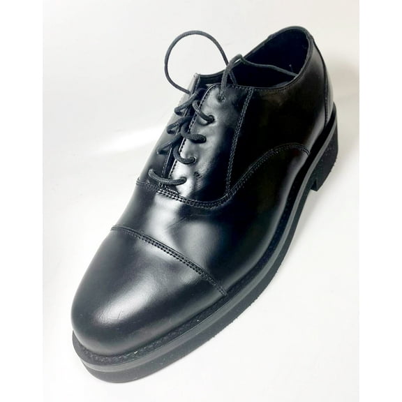I&R Classic Comfort Men's Cap Toe Leather Shoes 809-011807, Black - Size 6 3E