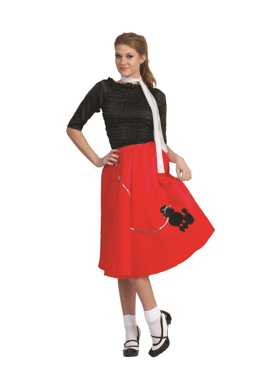 Red Poodle Skirt