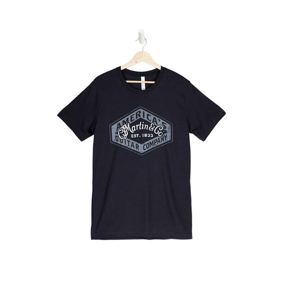 Martin 18CM0171 America's Guitar T-Shirt, Dark Grey, Small