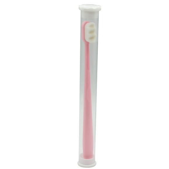 Vogacara Cepillo de flexible con agarre de caja Suministros para el cuidado Mango ergonómico Herramienta de limpieza oral para el hogar de cuidado de los oídos Rosa/Forma de onda/Caja Vogacara CE012357-05B