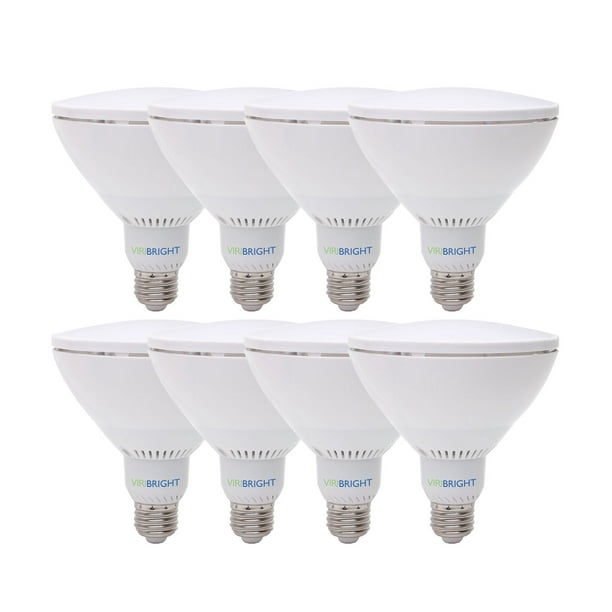 Viribright Par38 Led Flood Light Bulb 8 Pack 75 Watt Replacement