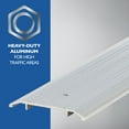 thumbnail image 5 of M-D Building Products 11619 6 in. x 1/2 in. x 36 in. Silver Aluminum Heavy-Duty Commercial Flat-Profile Threshold, 5 of 8