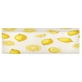 thumbnail image 2 of Yellow Lemon Pattern Curtain Valances Window Treatment Rod Pocket Drape Valance 54" X 18" for Kitchen Living Room Bedroom, 2 of 6