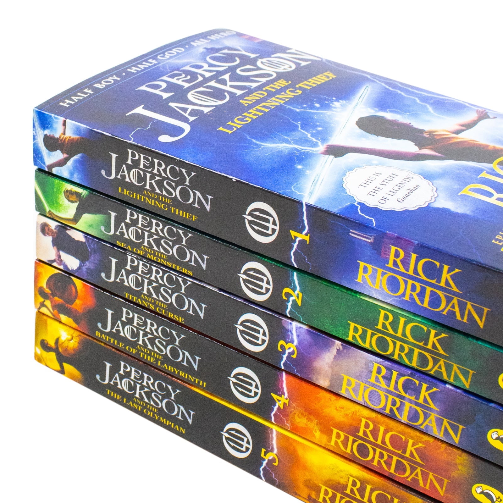 Percy Jackson: Complete Series Box Set - Olympians 5 Children Book