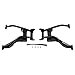 thumbnail image 2 of High Lifter Rear Lower Control Arms for Polaris Ranger 900 XP MCRLA-RNG9-B1, 2 of 4