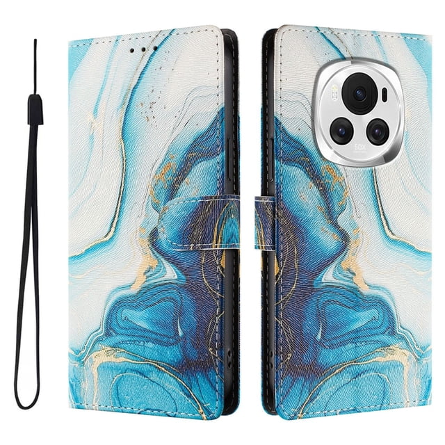 FOXDOCK Funda Tipo Cartera para Honor Magic 6 con Soporte y Correa – Diseño de Patrones Lindos