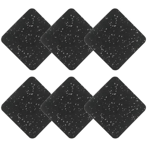 BESTSKY 6Pcs Treadmill Mat for Hardwood Floors Pad Treadmill Accessories Treadmill Pad Gym Floors Rubber Mat