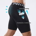 thumbnail image 5 of LNFINTDO Compression Shorts Men with Phone Pocket Athletic Spandex Sport Shorts Cool Dry Workout Baselayer Underwear, 5 of 7