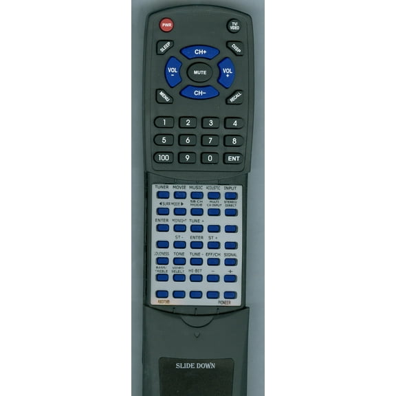 Replacement Remote for PIONEER RTAXD7365, AXD7365, VSX54TX, VSX53TX
