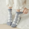 thumbnail image 5 of Pavied Fuzzy Socks,Ankle Socks,Women Plaid Plush Winter Sleeping Socks House Socks Bed Socks Hut Socks,Cute Socks,Running Socks Clearance Sale!, 5 of 5