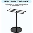 thumbnail image 5 of Standing Hand Towel Holder, S-Shape Free Standing Towel Bar Holds 2 Towels, Stainless Steel Hand Towel Holder Rack for Kitchen Countertop, 5 of 6