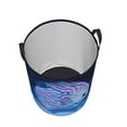 thumbnail image 3 of LNWH Laundry Basket, Underwater World Fish Pattern Foldable Laundry Hamper With Handles Waterproof, Medium, 3 of 8