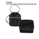 thumbnail image 2 of Organizador de bolso de hombro tipo cubo de nailon Re-Nylon apto para Duet, inserto de fieltro hecho a mano personalizable, 2 of 5