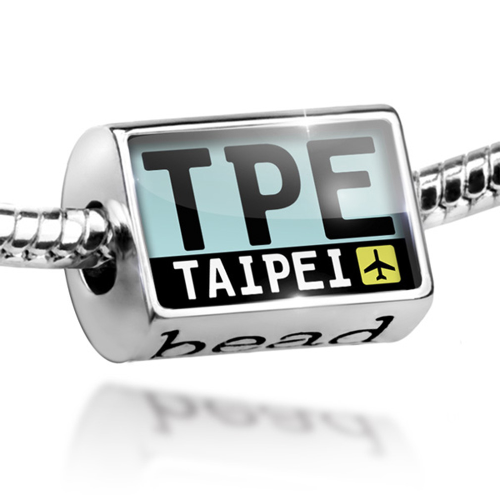 Bead Airport code TPE / Taipei country Taiwan Charm Fits All European
