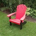 thumbnail image 6 of Poly Fanback Adirondack Chair with Black Frame, 6 of 14