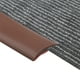 thumbnail image 5 of Tira de transición para piso Uxcell de 1 metro (3.3 pies) autoadhesiva para altura de 3 mm, gris, marrón oscuro de 2 metros (6.6 pies), 5 of 6