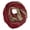 Red, variant on Indian Floral Print Wide Infinity Scarf (Brown)