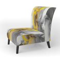 thumbnail image 3 of Designart "Modern Marble Pattern" Upholstered Modern & Contemporary Accent Chair and Abstract Arm Chair - Multiple Color & Pattern, 3 of 7