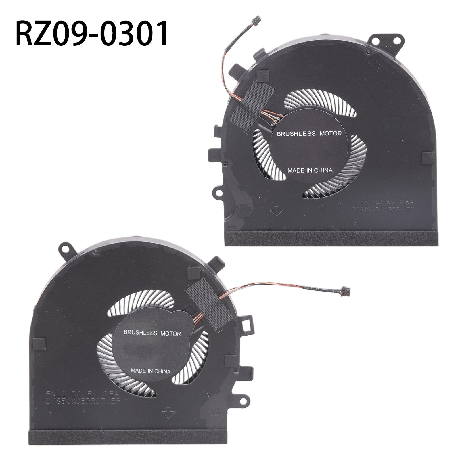 CPU GPU Radiator for 5V 0.5A 4 pin 4-wires Laptop Cooler Fan For Blade 15 RZ09-0301 02385 RZ09-0288 0313 0330 0