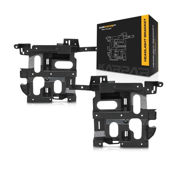 For Chevy Silverado 2500 2003 2004 Headlight Housing Support Driver and Passenger Side | Pair | GM1221130, GM1221131 | 15798921, 15798922