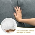 thumbnail image 5 of [VIDEO provided][New]89.8*60.2" Modern Sectional Sofa,5-Seat Modular Couch Set with Convertible Ottoman,L-Shape Linen Fabric Corner Couch Set with 2 Pillows for Living Room,Apartment,Office, 3 Colors, 5 of 9