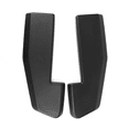 thumbnail image 3 of Ikon Motorsports Compatible with Universal Rear Bumper Lip V1 Style 2PCS Matte Black With 8 Screws - PP, 3 of 8