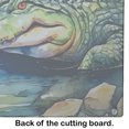 thumbnail image 5 of Alligator Glass Cutting Board Large 12 in x 15 in, 5 of 5