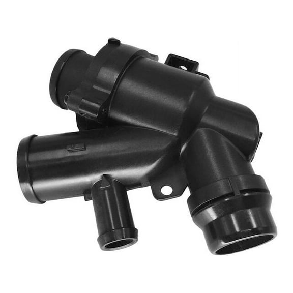 Engine Coolant Thermostat Housing Assembly - Compatible with 2010 - 2017 Jaguar XJ 5.0L V8 2011 2012 2013 2014 2015 2016