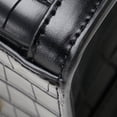 thumbnail image 5 of Pre-Owned Samantha Vega Crocodile Embossed Tote Bag/Shoulder Bag, 2-Way, Black Synthetic..., 5 of 13