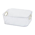 thumbnail image 1 of Fiudx Ofertas flash del día solo en línea Caja de almacenamiento de escritorio transparente, caja organizadora de cosméticos, cajón para el hogar, caja de almacenamiento de ropa, 1 of 2