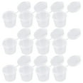 thumbnail image 3 of 100PCS Disposable Plastic Portion Cups Clear Portion Container with Lids, 3 of 6