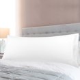 thumbnail image 1 of PiccoCasa Microfiber Embroidery Body Pillowcase with Envelop White 20"x48", 1 of 7