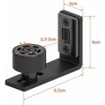 thumbnail image 2 of Qucyy Adjustable Black Floor Guide Bottom Guide For Sliding Wood Door Wall/Door, 2 of 5