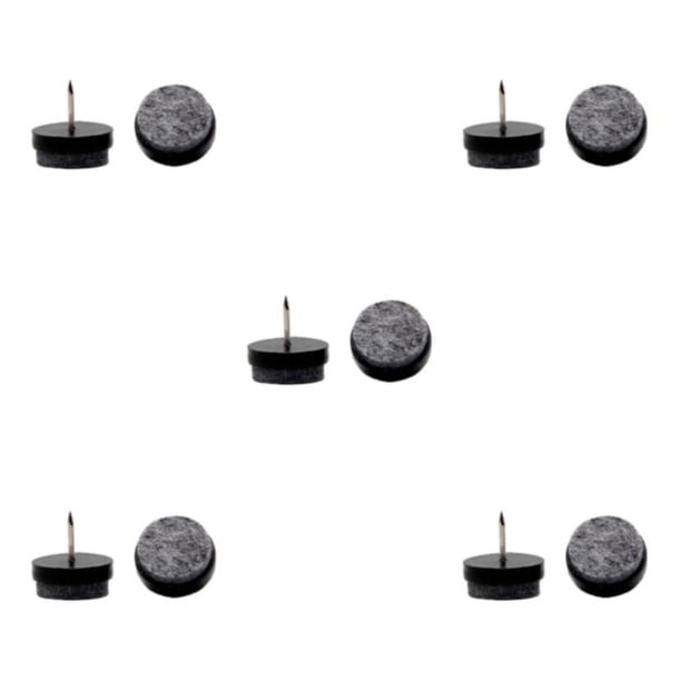 Injueey 36X deslizador de clavos almohadilla para muebles deslizamiento de fieltro Accesorios para el hogar equipo de protección ahorro de Type2 NO2