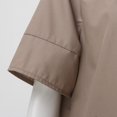thumbnail image 4 of Sngxgn Womens Summer Dresses Square Neck Lantern Sleeve Tie Backless Ruffle A-Line Casual Dress(Khaki,L), 4 of 7