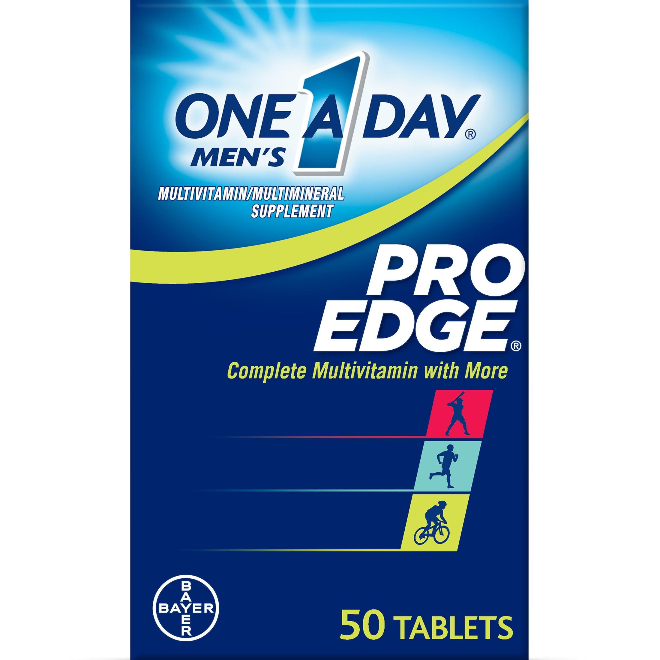 One A Day Men's Pro Edge Multivitamin Tablets, Multivitamins for Men