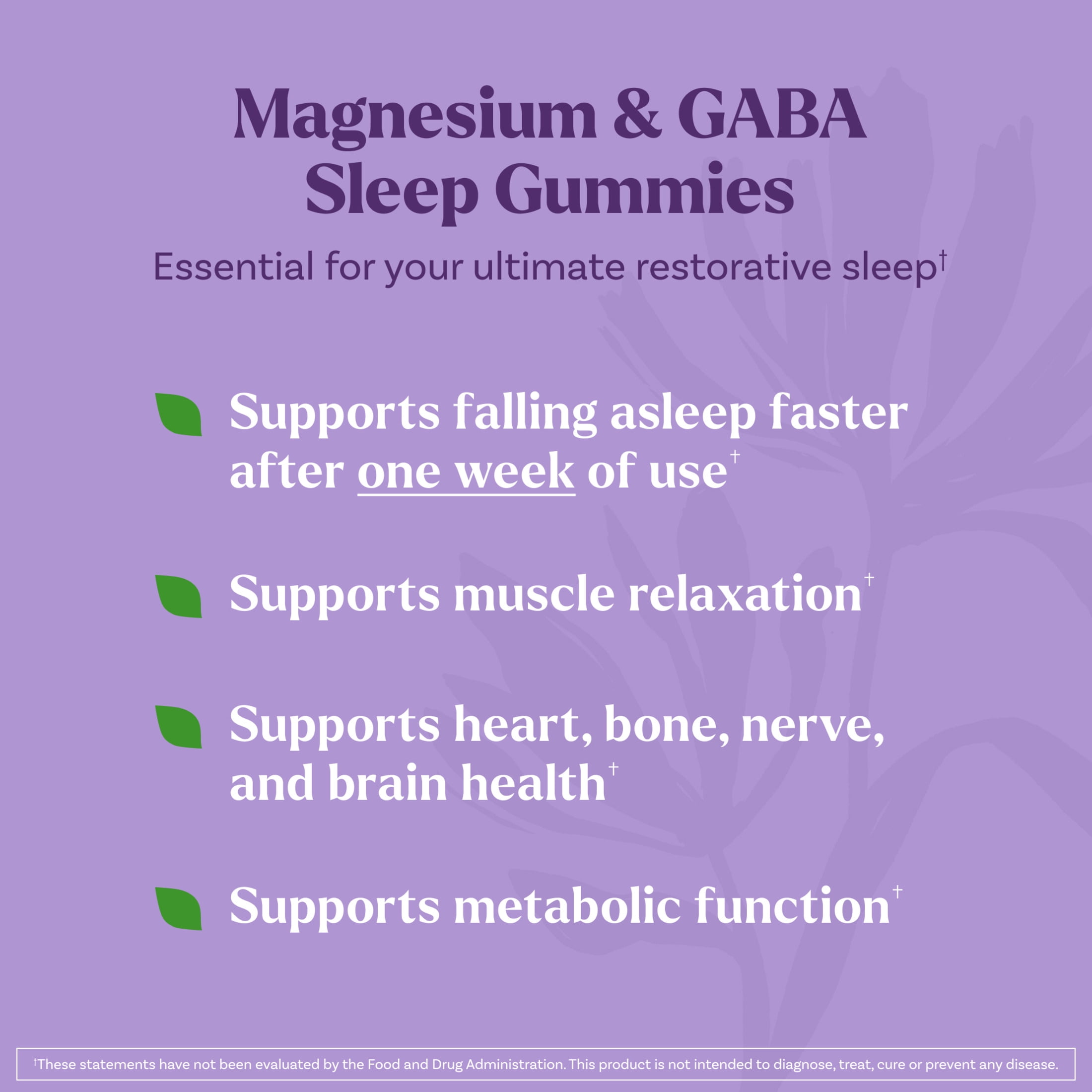 Natrol® Sleep & Restore Magnesium Glycinate Gummies, Melatonin-Free, Cherry Flavored, 30 Day Supply