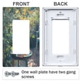 thumbnail image 3 of Yayeee Rocker Switch Wall Plate 1-Gang 4.6"x2.9" Home Decorative Outlet Cover, Sunshine Goldfish, 3 of 6
