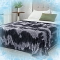 thumbnail image 2 of Teler Cooling Blanket for Hot Sleepers, Lightweight Summer Cold Thin Blankets for Sleeping, Queen Size, Black, 2 of 6