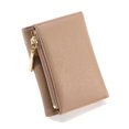 thumbnail image 1 of Students Short Solid Color Tri-fold Coin Purse Large Capacity Design For Outdoor, 1 of 5
