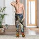 thumbnail image 2 of Balery Sunflower Field Spotted Dog Pantalones de pijama para hombre, pijama ultraligero, pantalón de descanso-3X-Large, 2 of 6