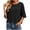 Black, variant on Half Sleeve Tops for Women Boat Neck Scalloped Fashion Loose Fit Solid Shirts Basic Pullover Summer Travel Vacation Beach Tee