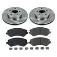 thumbnail image 3 of Power Stop Front Stock Replacement Brake Pad and Rotor Kit KOE2160, 3 of 8