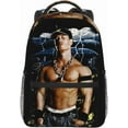 thumbnail image 6 of John Boxer Cena Wrestler Backpack Large Capacity Handiness Casual Travel Backpack 11.4X7.8X15.7 inch, 6 of 6