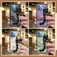 thumbnail image 2 of LYM-Phone Case For MOTO G Stylus 4G 2023, Skin-friendly feel Black pearl pendant Anti-knock silicone soft case Dirt-resistant Waterproof cute Simplicity protective case Bear bracelet, 2 of 9