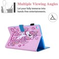 thumbnail image 4 of Allytech Case for Samsung Galaxy Tab A7 10.4" 2020 Released, Slim Shell PU Leather Folip Flip Multi Angle Viewing Stand Auto Sleep Wake Protection Cover Case with Cards Holder, Unicorn, 4 of 6